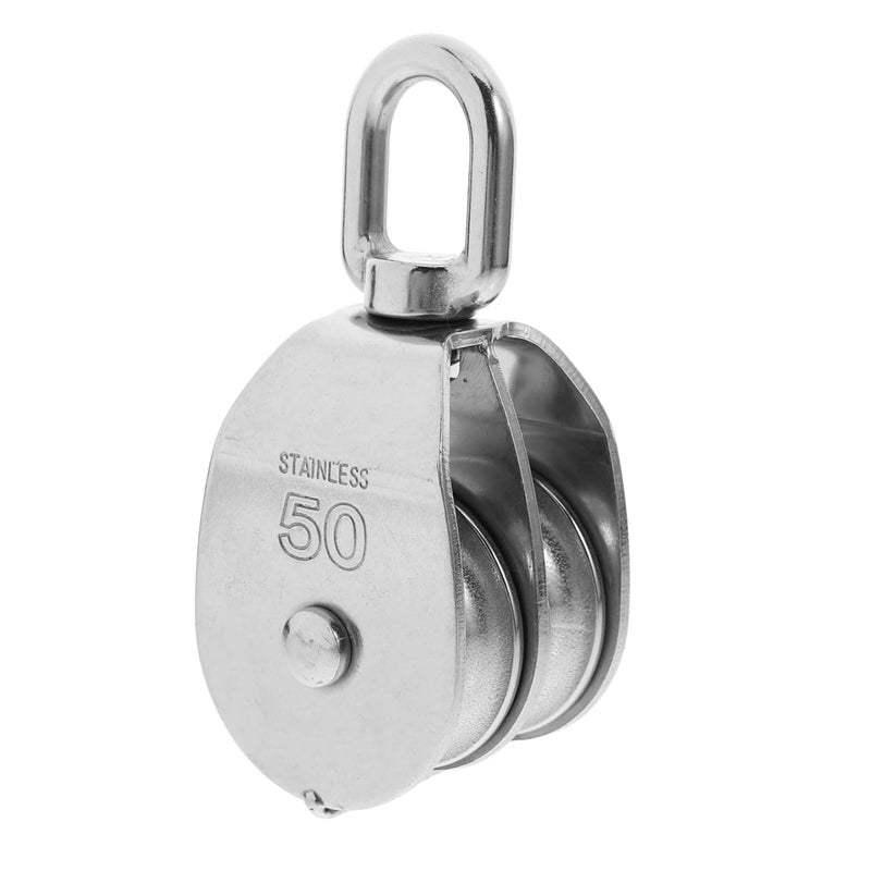 Heavy Duty Silent Double Pulley Wheel For Track And Ceiling Mount System - Image 1